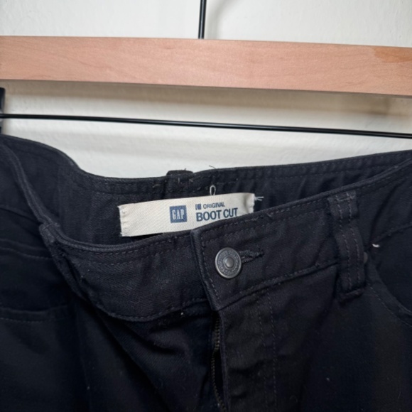 Gap Jeans Women's Size 12 R Black Original Bootcut Denim - Picture 3 of 5